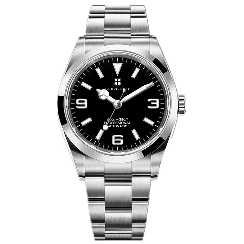 Corgeut 6002 NH35 Movement Sapphire Mirror 100m waterproof
