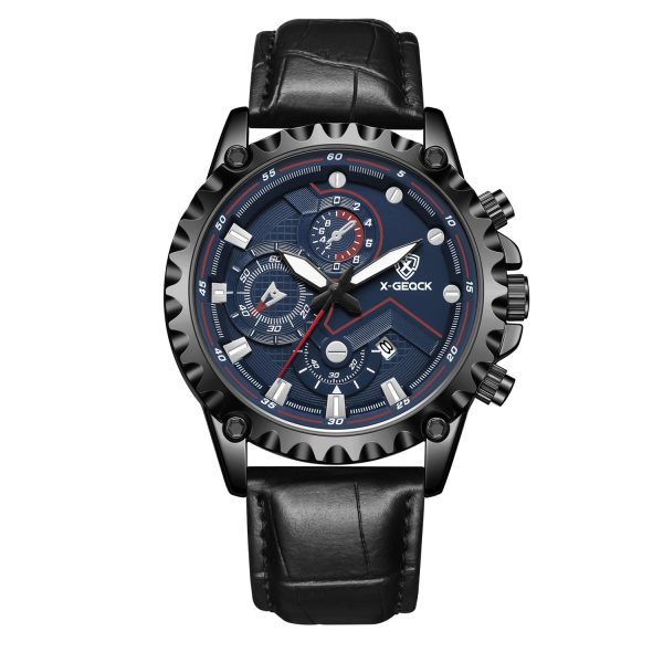 Black Belt Black Case Blue Surface