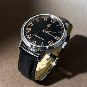 Gorgeous Jade MY250512 8215 Movement Black Agate Dial Watch