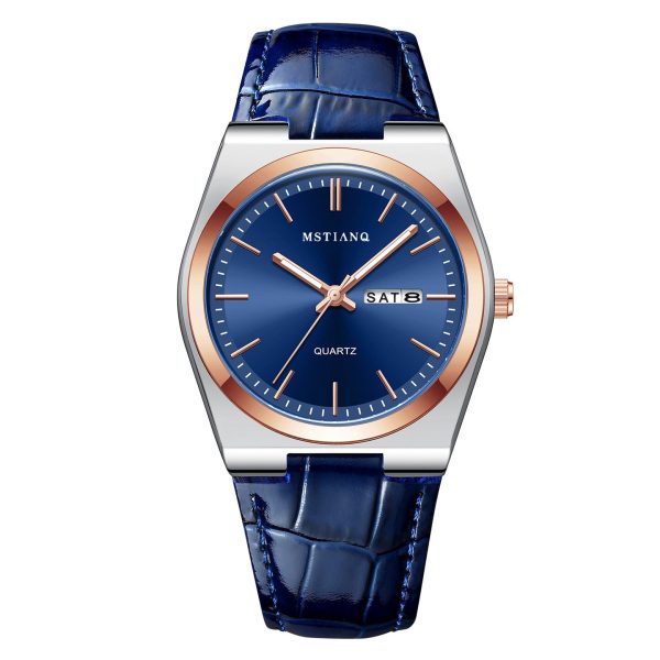 Blue Surface with Gold Shell and Blue Strap