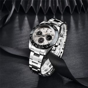 Corgeut 9002 VK63 Movement Sapphire Mirror 30m waterproof