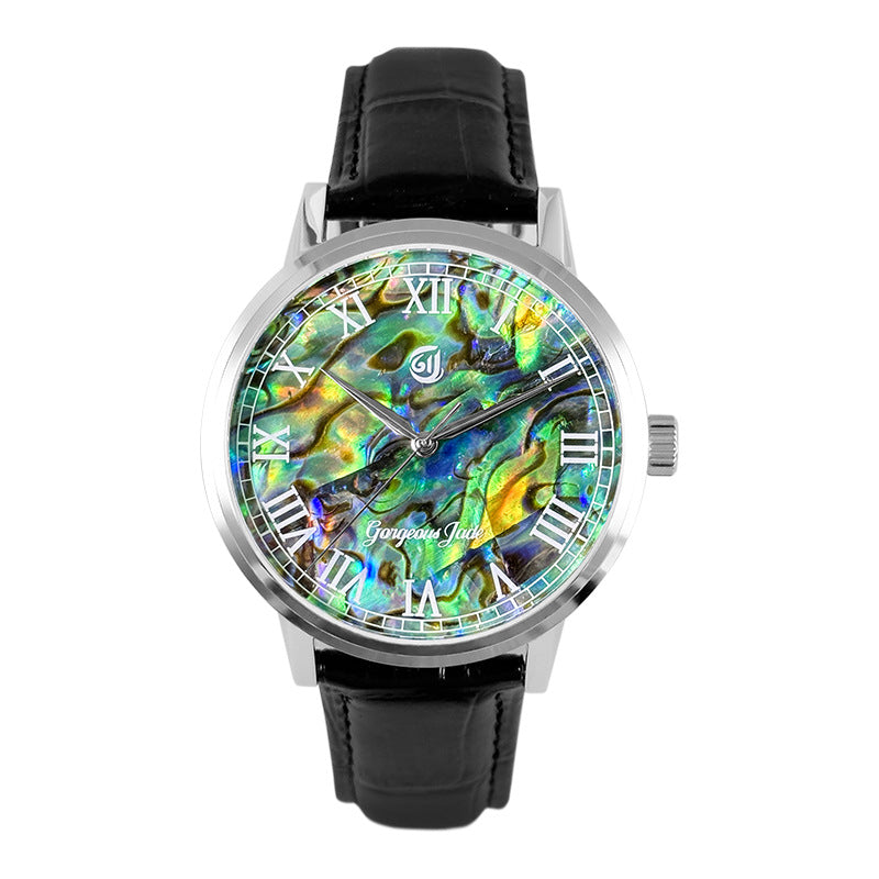 Gorgeous Jade MY25052 8215 Movement Abalone Shell Dial Watch