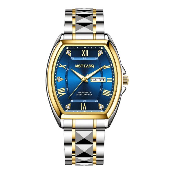 Deep Blue Between Gold
