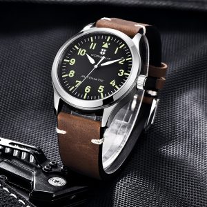 Corgeut 6011 NH35 Movement Sapphire Mirror 100m waterproof