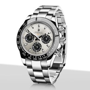 Corgeut 9002 VK63 Movement Sapphire Mirror 30m waterproof