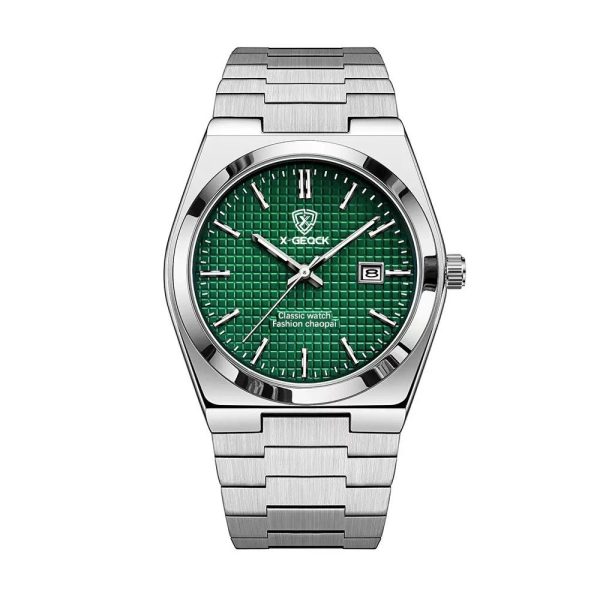 Silver Case Green Surface