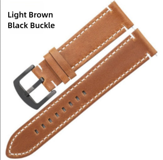 Light Brown Black Buttons