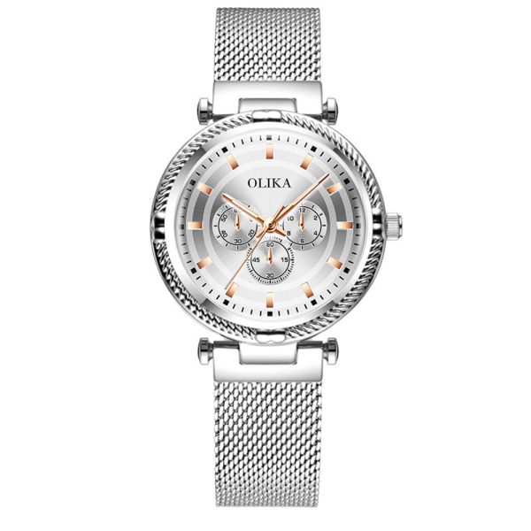 All silver white surface