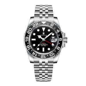 Corgeut 6001 NH34 Movement Sapphire Mirror 100m waterproof
