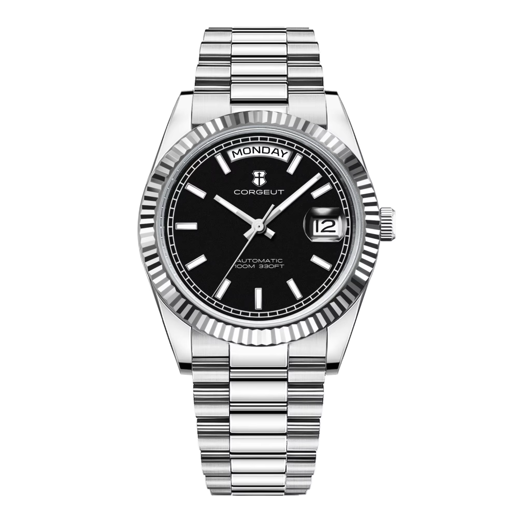 Corgeut 6002 NH36 Movement Sapphire Mirror 100m waterproof