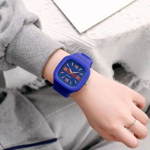 Omniwatches 7726 Square Couple Quartz Watch