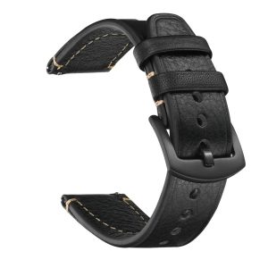 Genuine Leather Vintage Tree Cream Leather Watch Strap