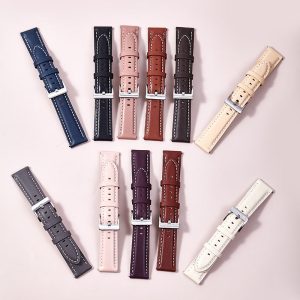 Calfskin Leather Watch Band