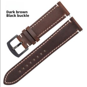 Vintage Oil Wax Leather Strap