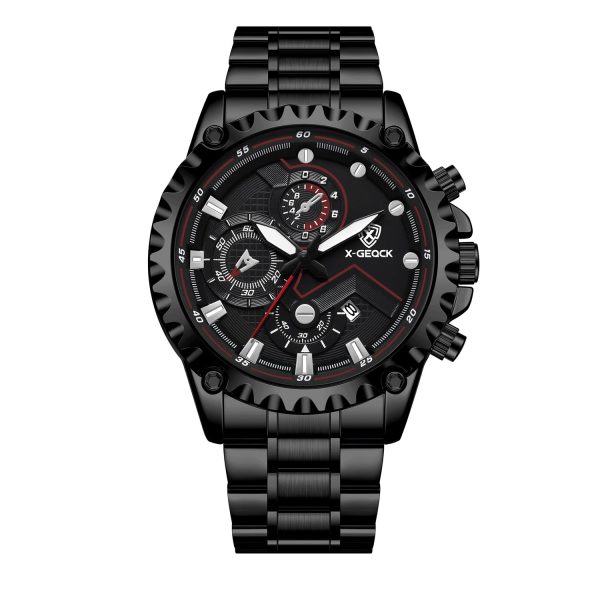 Black Steel Belt Black Shell Black Surface